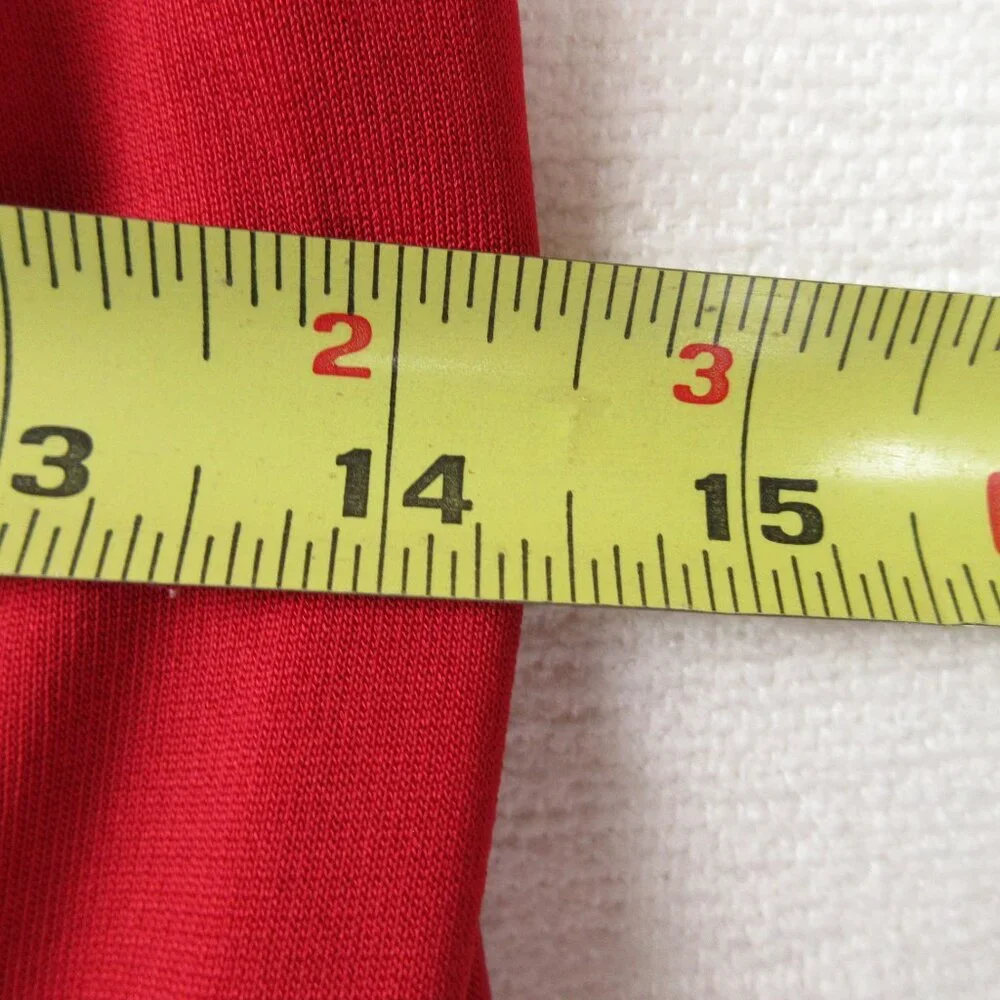 David Meister Backless Red Halter Dress Size 8 Stretch Jersey Maxi - Picture 10 of 13